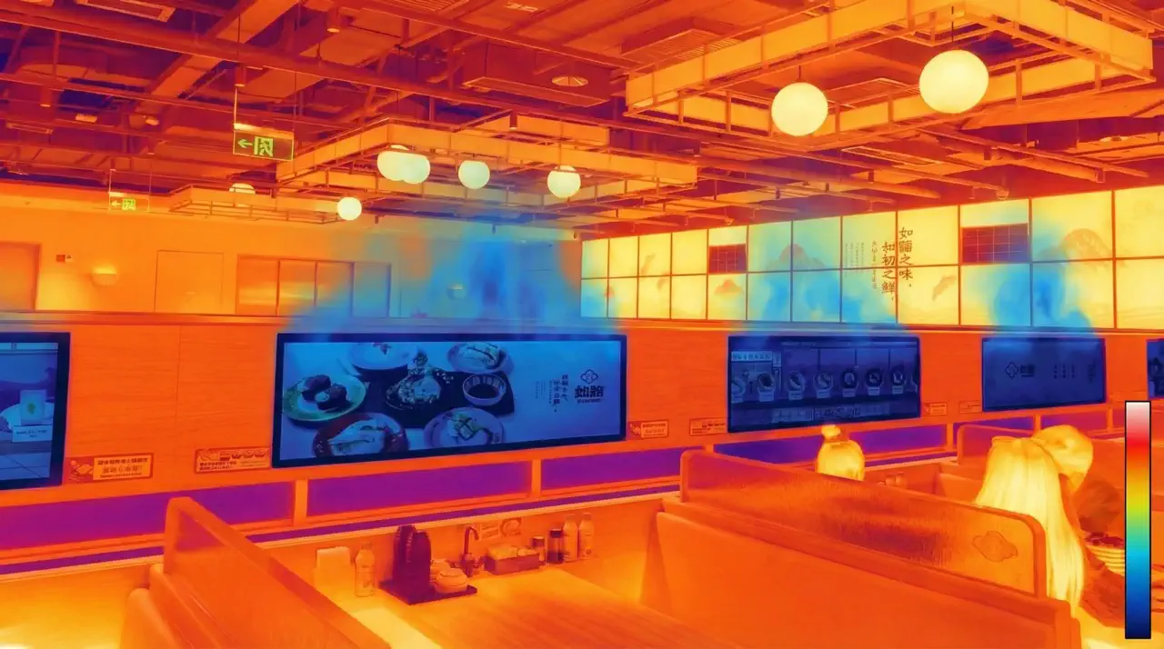 Thermal imaging of cool operation