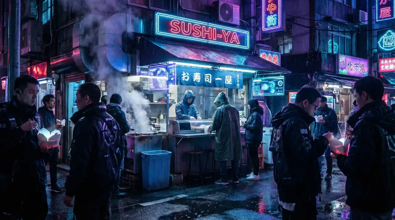Cyberpunk Stall
