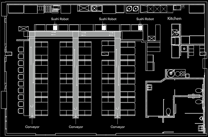 Restaurant Layout Large